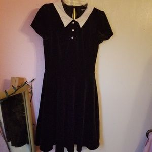 Hot topic goth velvet dress